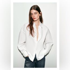 ZARA Basic Poplin Shirt